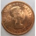 GREAT BRITAIN UK 1967 . HALF 1/2 PENNY . ERROR . CLIPPED PLANCHET